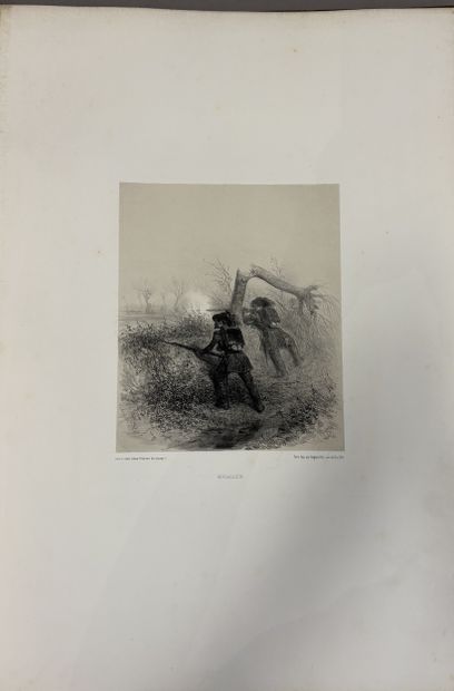 RAFFET (Auguste). 25 unpublished plates....
