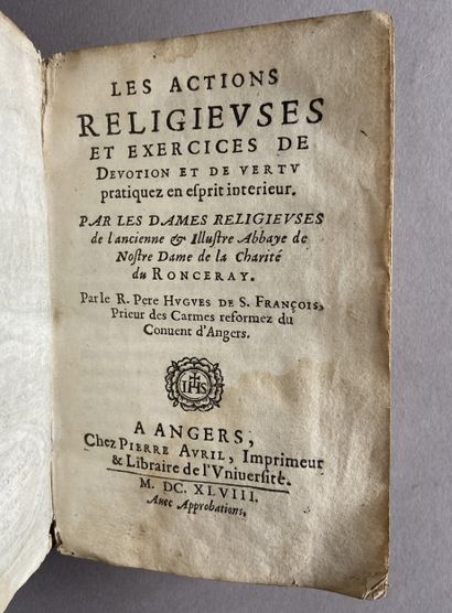 ANGERS. - SAINT-FRANÇOIS (le père Hugues...
