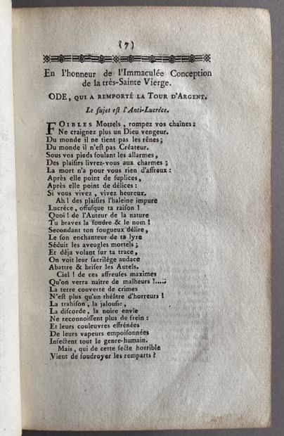 ROUEN. - Pièces de poésie, couronnées à l'Académie...
