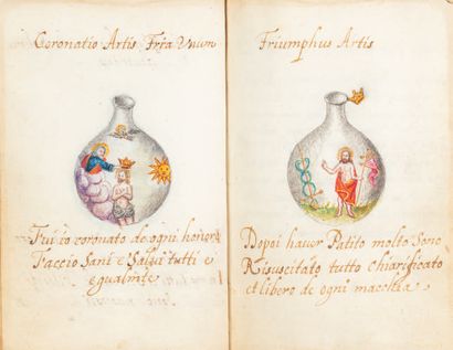 MANUSCRIT. - ALCHIMIE]. La Divina operatione...