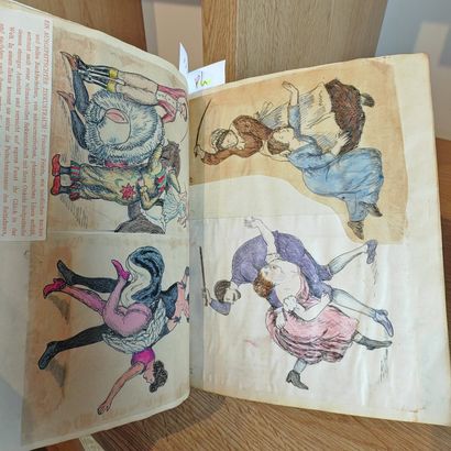 CURIOSA. - MANUSCRIT]. Flagellation and spanking....