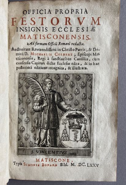 MÂCON. - Officia propria festorum insignis...