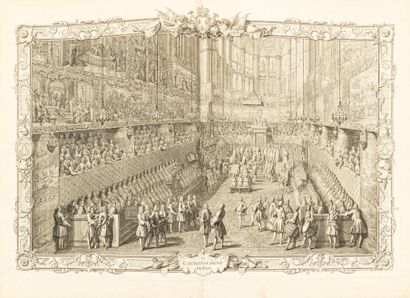 CELEBRATIONS. - Le Sacre de Louis XV, Roy...