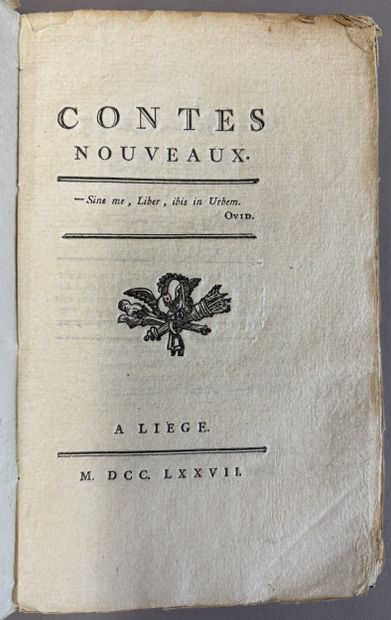 [NERCIAT (Andréa de)]. Contes nouveaux. Liège...