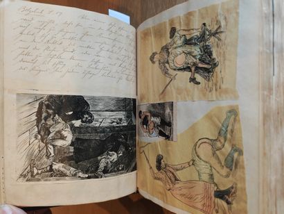 CURIOSA. - MANUSCRIT]. Flagellation and spanking....