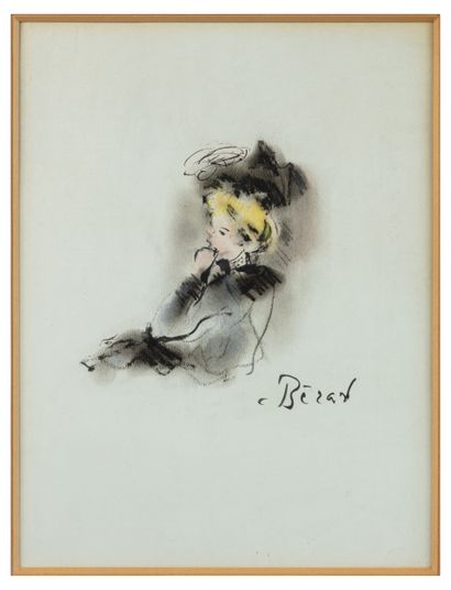 Christian BERARD (1902-1949)
Elegant Seated...