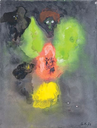 Georges HUGNET (1906-1974)
λ Untitled, 1972
Gouache,...