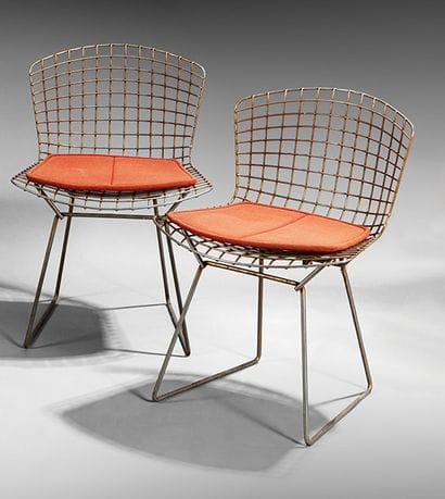 Harry BERTOIA (1915-1978)
Two chairs, model...