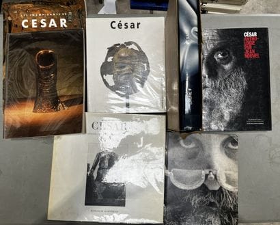 [CESAR]
Set of 7 works about César (1921-1998),...