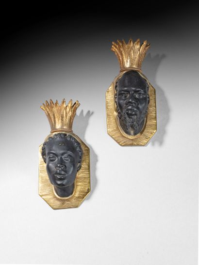 MAISON BAGUES, in the taste of
Pair of sconces...