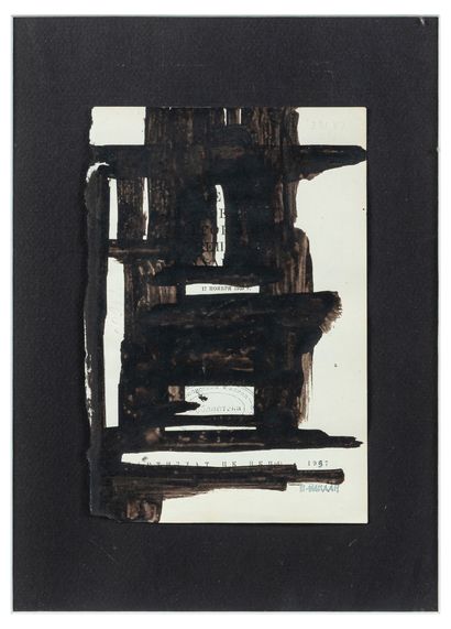 Peskin KAPLAN (1908-2000)
λ Untitled, 1957
Indian...