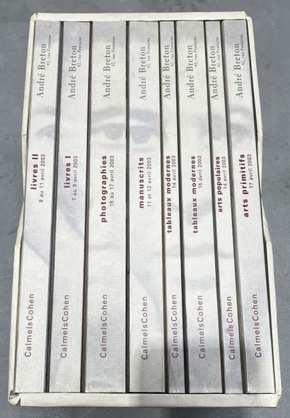 [BRETON André]
Complete boxed set of 8 catalogs...