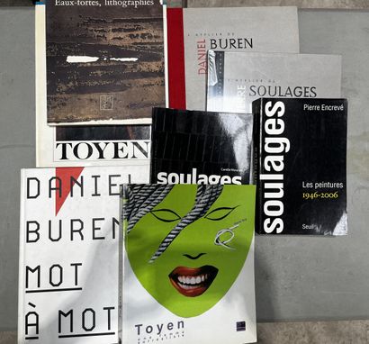 [SOULAGES Pierre. BUREN Daniel. TOYEN]
Set...