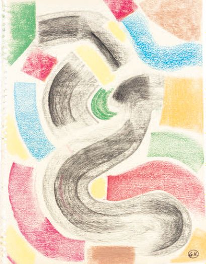 Georges HUGNET (1906-1974)
λ Composition
Grease...
