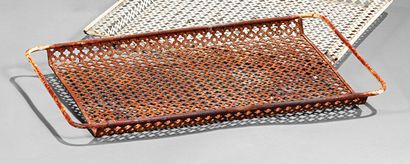 Mathieu MATEGOT (1910-2001)
Tray in oxidized...