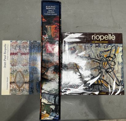 [RIOPELLE Jean-Paul]
Set of 3 works about...