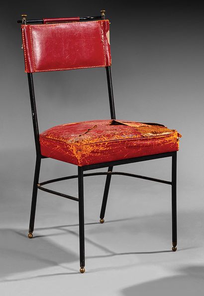 Jacques ADNET, attributed to
Blackened metal...