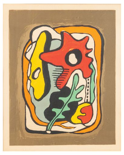 Fernand LÉGER, after
Composition à la feuille
Color...
