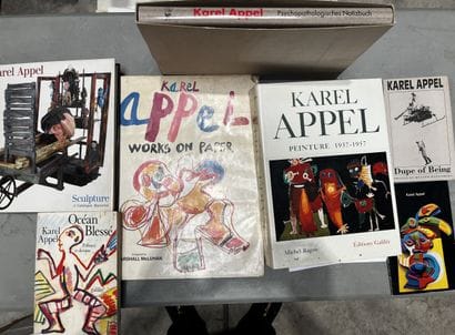 [APPEL Karel]
Set of 7 works by Karel Appel...