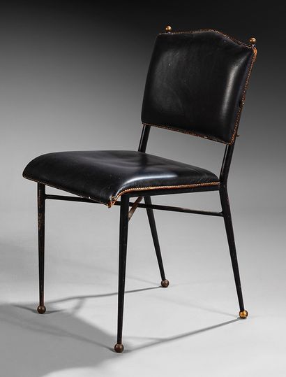 Jacques ADNET, attributed to
Blackened metal...