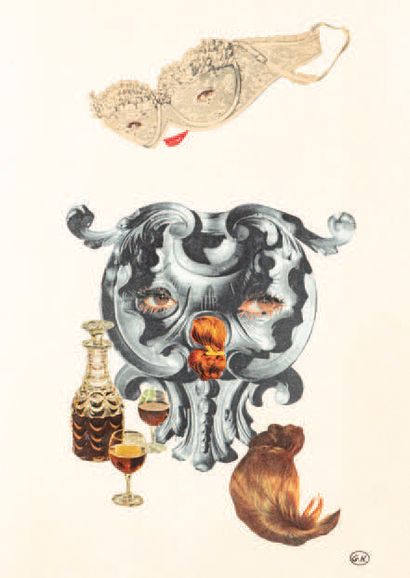 Georges HUGNET (1906-1974)
λ Untitled
Collage,...