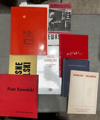 [KOWALSKI Piotr. DEWASNE Jean]
Set of 9 works...