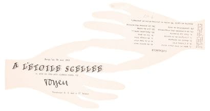 [TOYEN]
Invitation card to the Toyen exhibition...