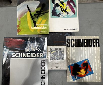 [SCHNEIDER Gérard].
Set of 8 works on Gérard...