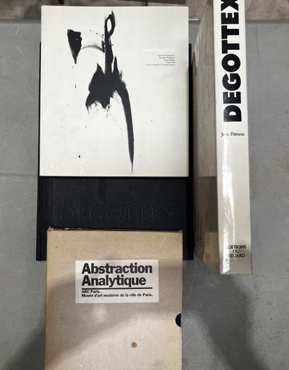 [DEGOTTEX Jean].
Set of 4 works on Jean Degottex...