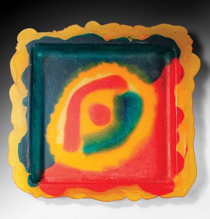 Gaetano PESCE, attributed to
Square tray...