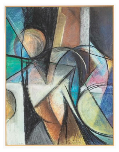 Modern School
Composition
Pastel, bears an...