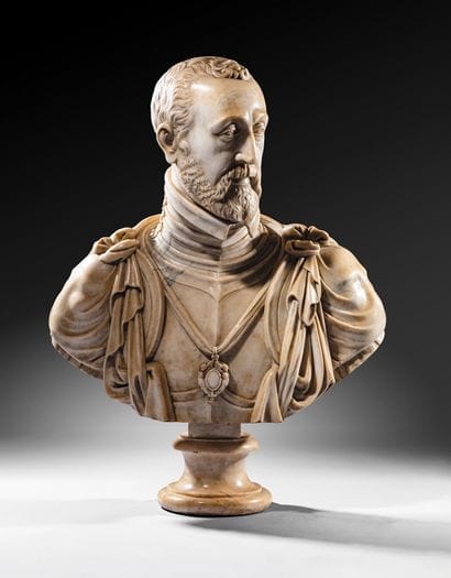 Portrait of Henri II King of France
Marble...