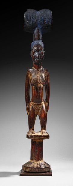 Oshe Shango Yoruba dance stick, Nigeria
Wood
H....