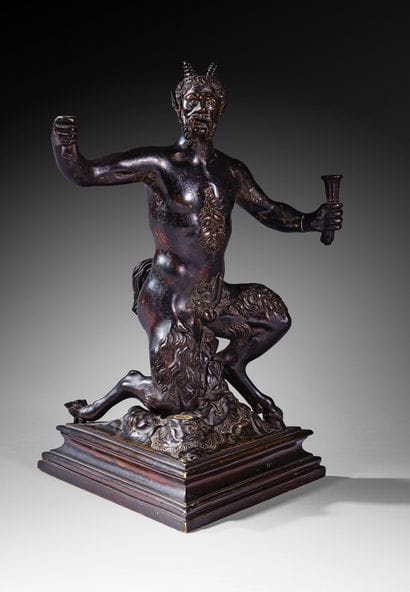 Bronze satyr
Northern Italy, 18th century
H....