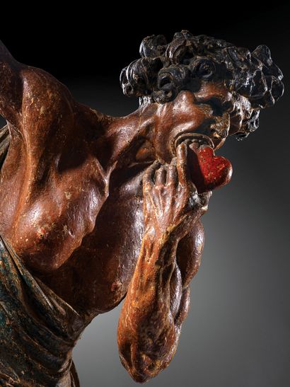 Invidia or envy devouring its own heart
Polychrome...