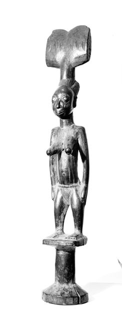 Oshe Shango Yoruba dance stick, Nigeria
Wood
H....