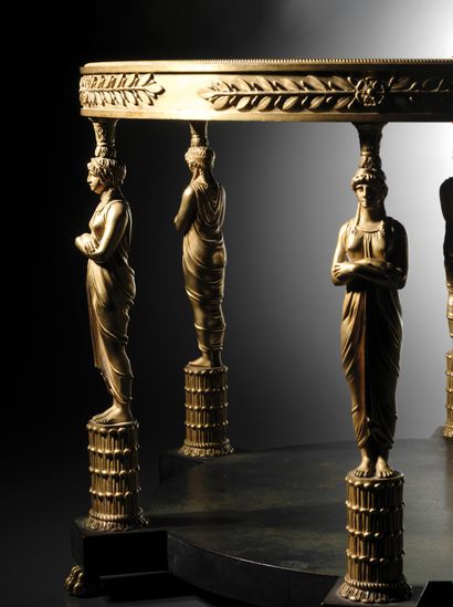 Middle table in finely chased and gilded...