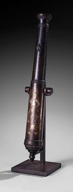 Model of a Venetian cannon
Cast bronze, chased...