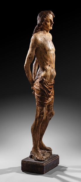 Saint Sebastian
Sculpture in the round, polychromed...