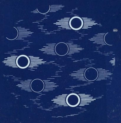 TROIS PROJETS DE TISSUS, 1906-1907 Blanc...