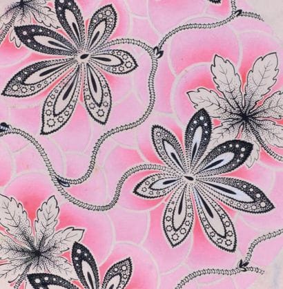 QUATRE PROJETS DE TISSUS, 1907 Gouache, encre...
