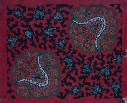PROJET DE TISSUS DE FOULARDS, 1839 Gouache...