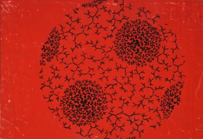 TROIS PROJETS DE TISSUS, 1907-1914 Encre...