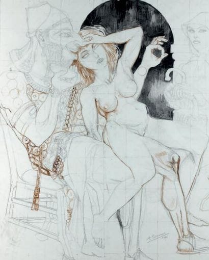 Alfred Courmes (1898-1993)
Holopherne heureux...