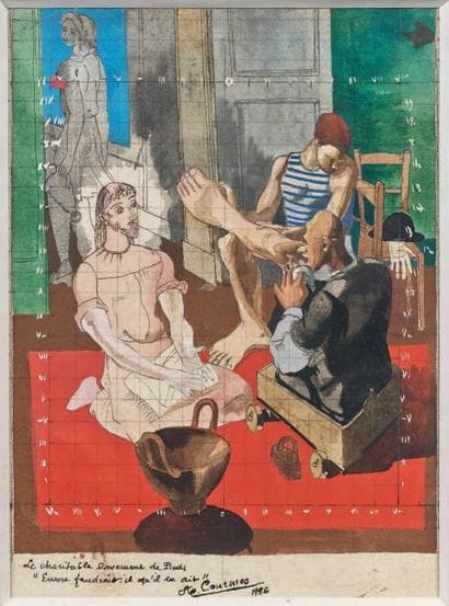 ALFRED COURMES (1898 - 1993)
Le charitable...