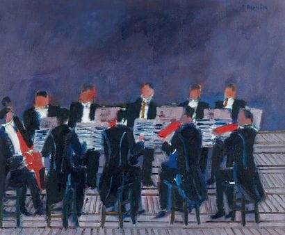 André BRASILIER (né en 1929)
L'Orchestre...