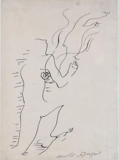 André Masson (1896 - 1987)
Dessin érotique...
