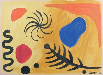 ALEXANDER CALDER (1898 - 1976)
Le Serpent...