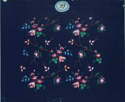QUATRE PROJETS DE TISSUS, 1883-1889 Gouache...