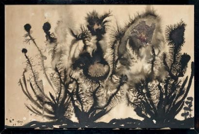 Thanos TSINGOS (1914-1965)
Composition abstraite...